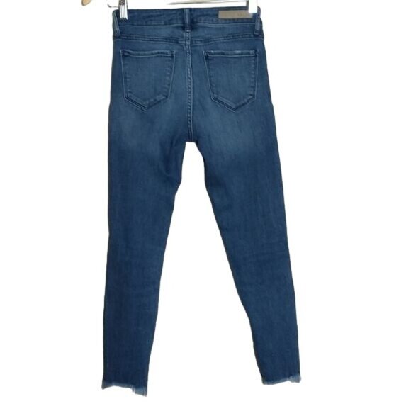 Cello Women's Carrie Mid Fray Hem Crop Jeans Size 1 - Picture 3 of 9